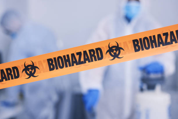 Professional Biohazard Cleanup technician working in Sedalia, OH